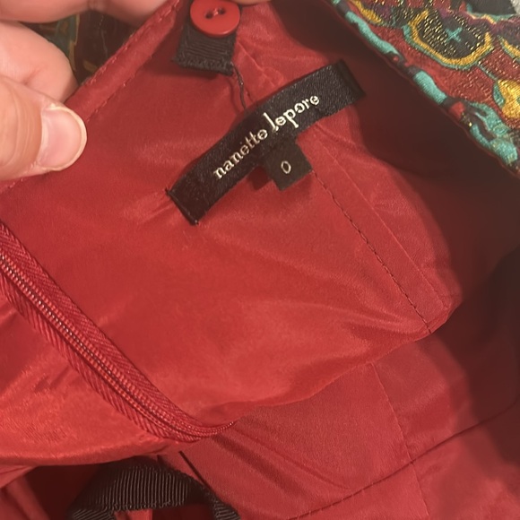 Nanette Lepore Women’s Aztec Southwestern Print Sleeveless Dress Size 0 - Picture 9 of 11